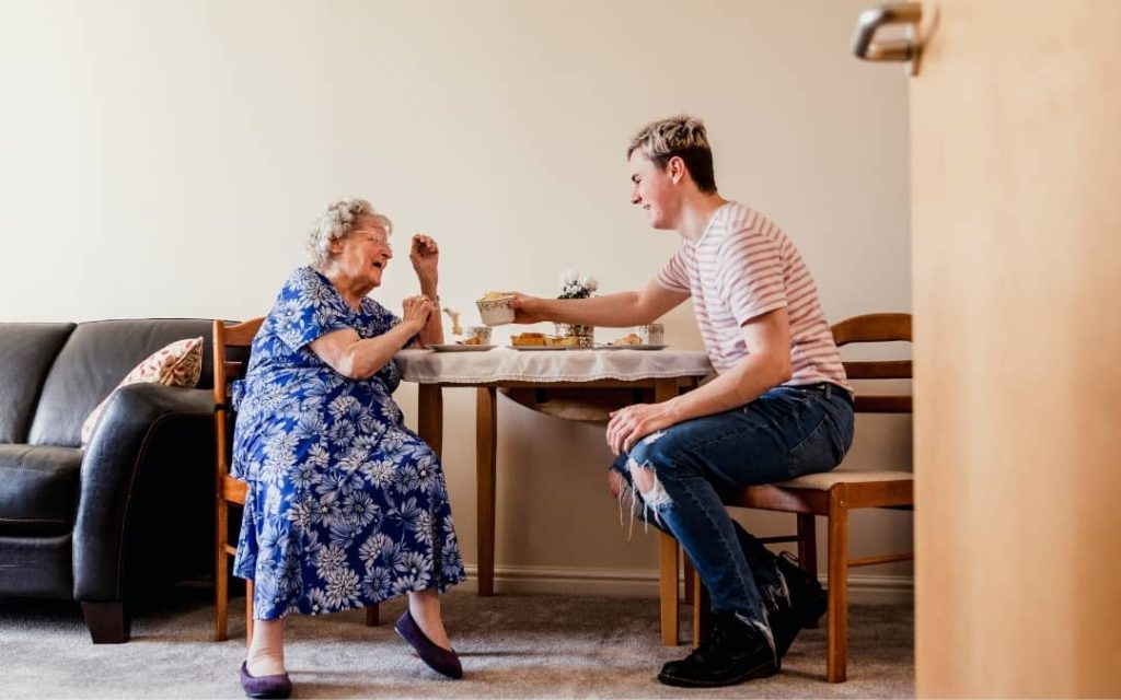 Pobudzenie po odwiedzinach bliskich.